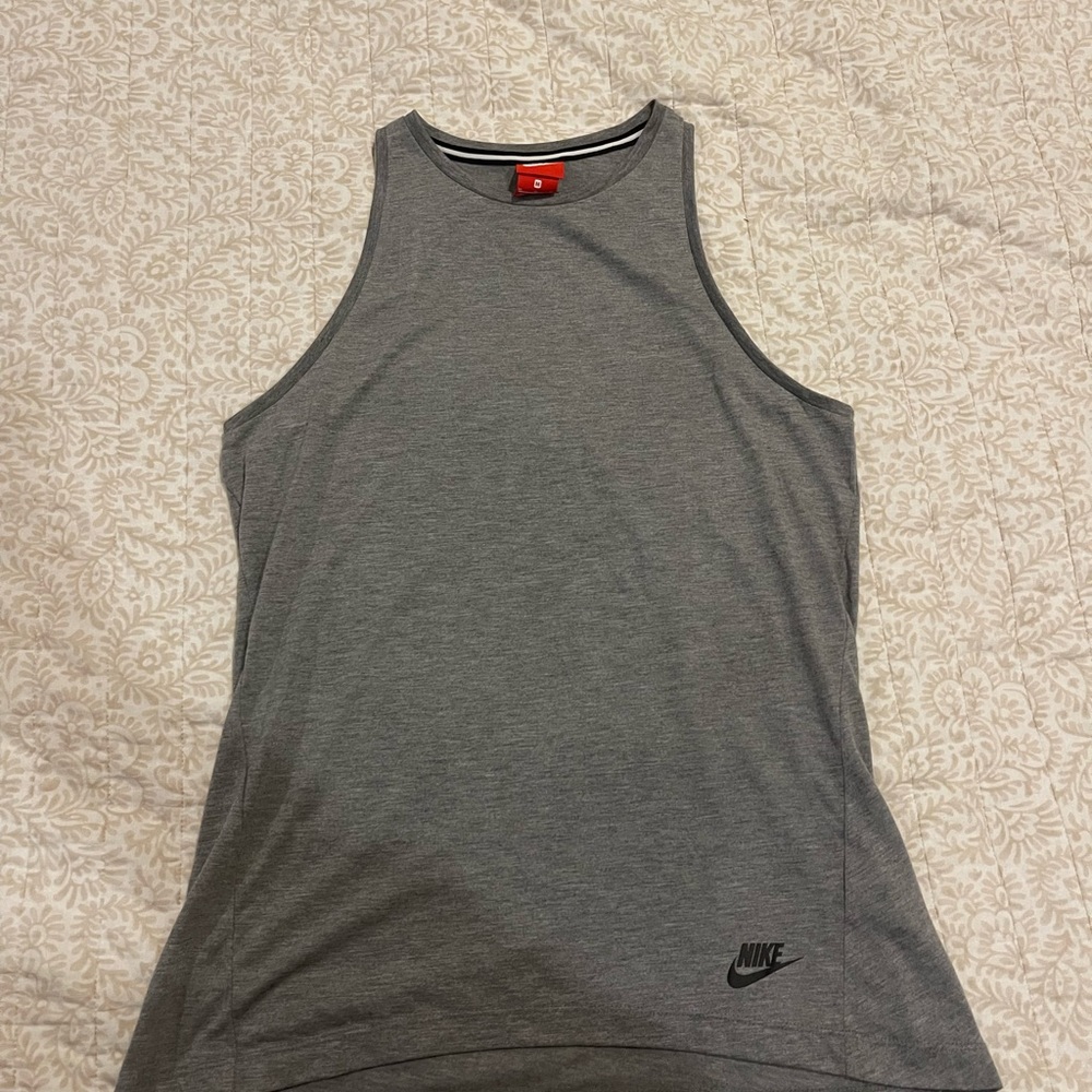 Gray nike tank top